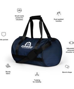 Blue All-over print gym bag