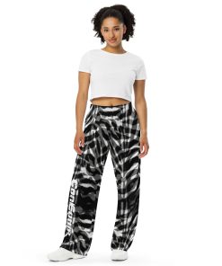 All-over print unisex wide-leg pants
