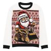 Knitted crew neck sweater