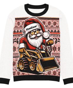 Knitted crew neck sweater