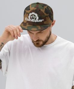 Camo Flat Brim ConEquip Snapback Hat