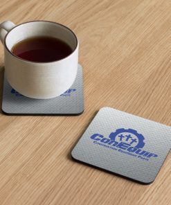 Cork-back coaster