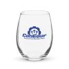 Stemless wine glass