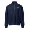 Unisex half-zip pullover