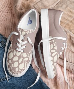 Women’s lace-up canvas shoes